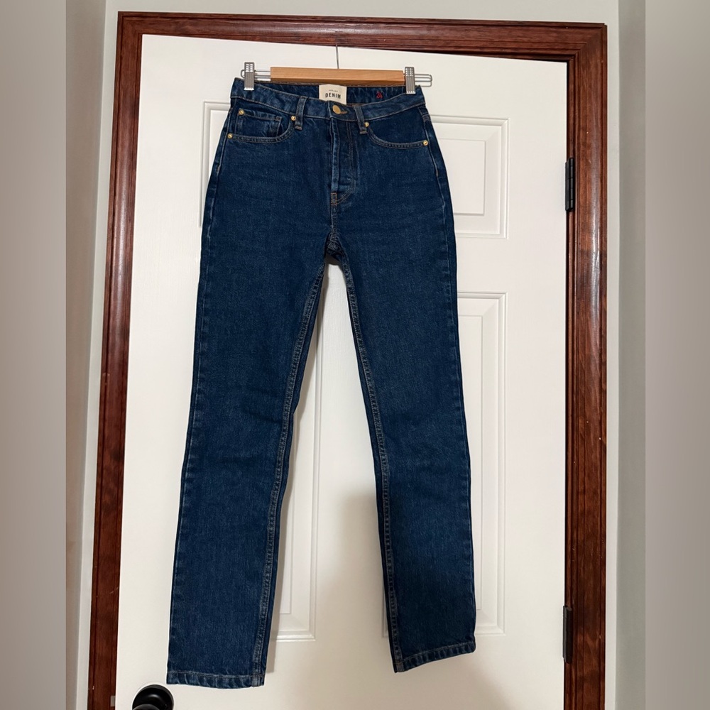 Sezane Brut Medium Wash Denim Jeans Size 24